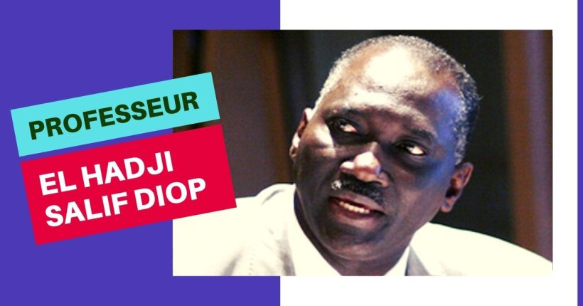 décès du Professeur el hadji salif diop