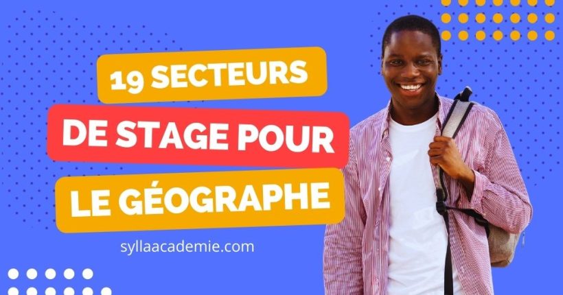stage en géographie