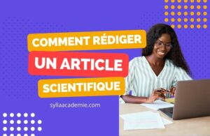 Comment rédiger un article scientifique