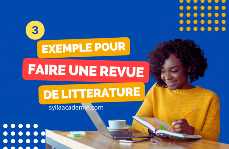 Exemple de Revue de la Littérature
