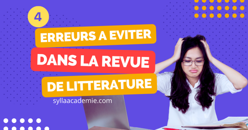 Erreurs dans la Revue de la Littérature