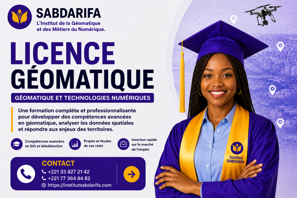Licence en géomatique au Sénégal